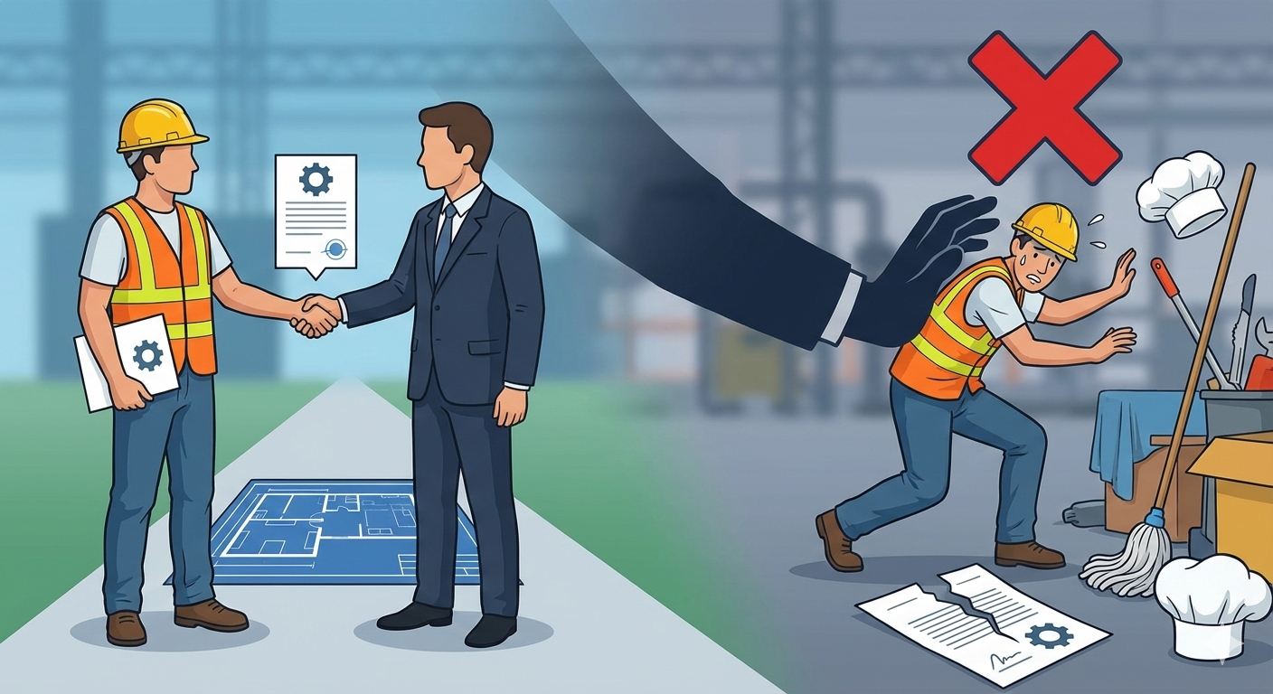 هل يجوز إلزام العامل بعمل يختلف عن العمل المتفق عليه بالعقد ؟