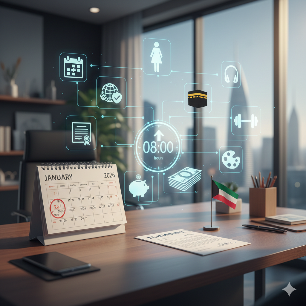 دليل الإجازات في بيئة العمل الكويتية