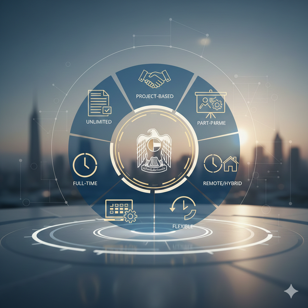 ما هي أنواع عقود العمل وأنماط العمل في قانون العمل الإماراتي؟